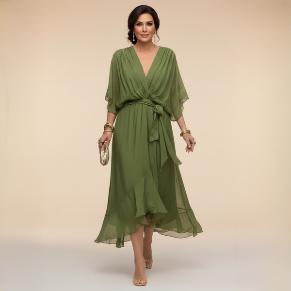 Monica – Šaty s výstřihem do V