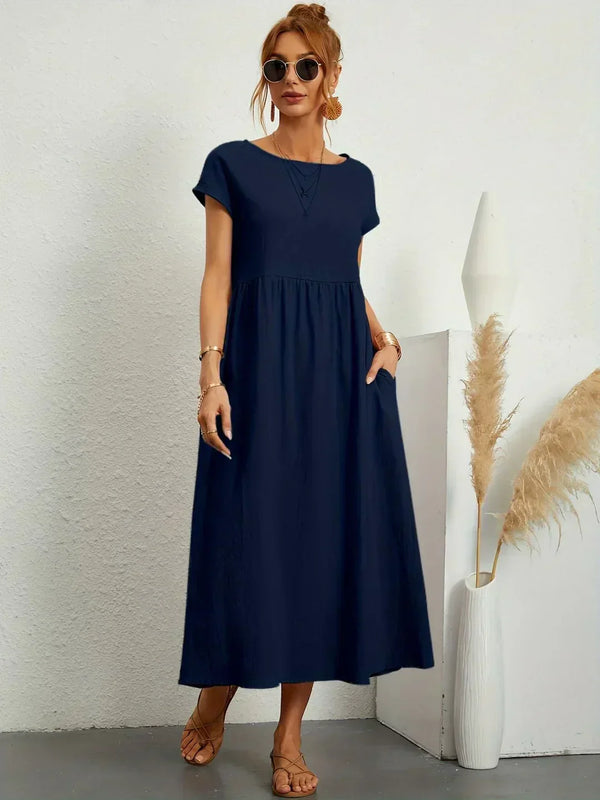 Gabrielle – Splývavé midi šaty s nadčasovou elegancí