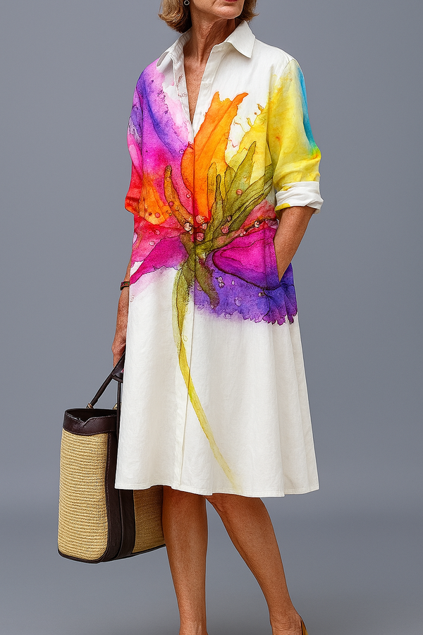 Lydia – Elegantní midi šaty