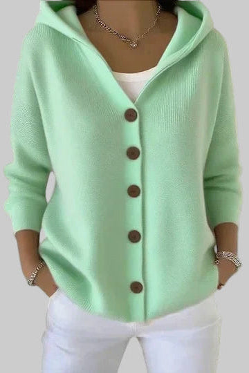 Manon – Měkký pletený kardigan s kapucí